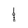 SEDO Long  Fast Bait Screw with Swivel  - Size M 8 mm