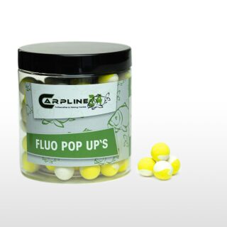 Carpline24 - Two Tone Fluo Pop Ups - Weiß / Gelb 12 mm Pineapple