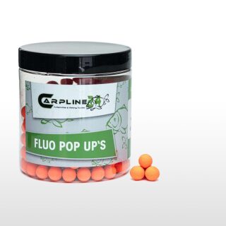 Carpline24 - Mini Fluo Pop Ups - Orange Erdbeere