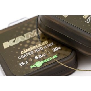 Korda Kamo Coated Hooklink 15 - 30lb - 20m