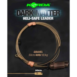 Korda Dark Matter Leader Heli Safe 40lb - 50cm