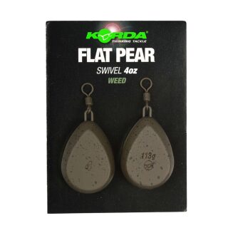 Korda Flat Pear Swivel Blister (2 pcs) 3oz/84gr