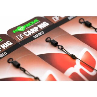 Korda N-Trap DF Rig Wide Gape Barbless 2 - 30lb