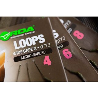 Korda Loop Rigs DF Wide Gape X