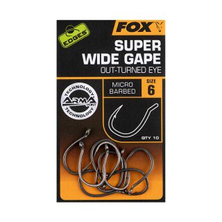 Fox - Edges Armapoint Super Wide Gape (Outturned  Eye) - Size 6