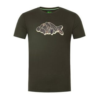 Korda Outline Tee Dark Olive M