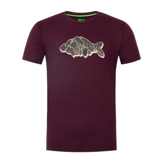 Korda Outline Tee Burgundy L