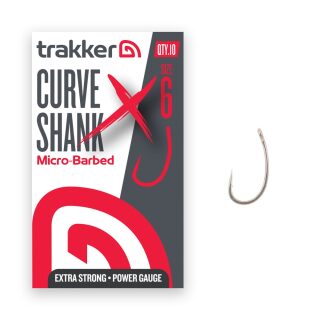 Trakker Curve Shank XS Hooks Size 6