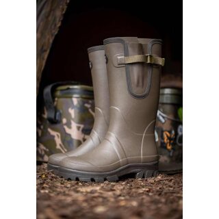 Fox - Neoprene Lined Camo/Khaki Rubber Boot Size 12