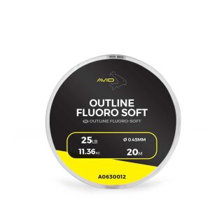 Avid Carp Outline Fluoro Soft - 25lb 0.45mm
