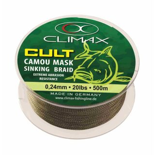 Climax - Cult Camo-Mask Sinking Braid 0,20mm 1200m