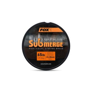 Fox - Submerge Orange Sinking Braid 0.38mm 65lb 29.5kg 300m