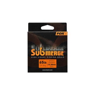 Fox - Submerge Orange Sinking Braid 0.38mm 65lb 29.5kg 300m