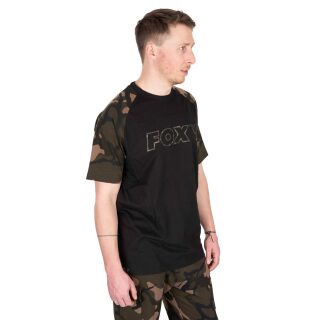 Fox - Black/Camo Outline T-Shirt - M