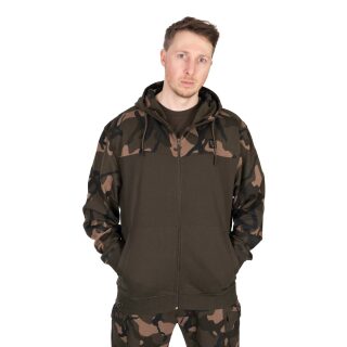 Fox - LW Kakhi/Camo Split Zip Hoody - L