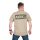 Fox - Ltd LW Khaki Large Print T-Shirt