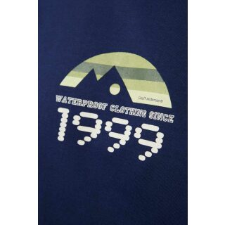 Geoff Anderson - Organic T-Shirt Retro - navy/blau