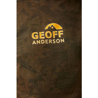 Geoff Anderson - Organic T-Shirt Brustlogo Orange - leaf