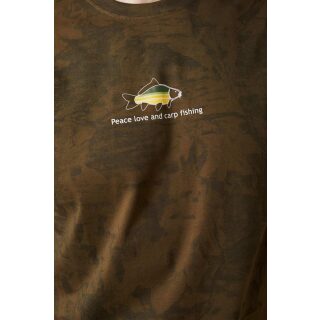 Geoff Anderson - Organic T-Shirt Peace Carp - leaf