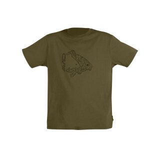 Avid Carp Icon T-Shirt khaki