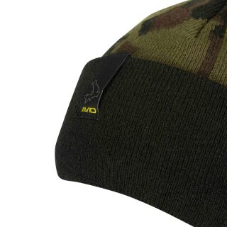 Avid Carp Black and Camo Bobble Hat