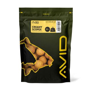 Avid Carp Creamy Scopex Boilies - 1 kg