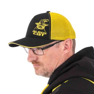 Black Cat - Black and Yellow Trucker Cap