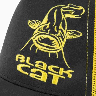 Black Cat - Black and Yellow Trucker Cap