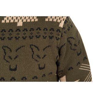 Fox - Festive Jumper - 2XL