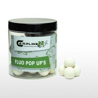 Carpline24 - Fluo Pop Ups - Weiß 12 mm Tinuts